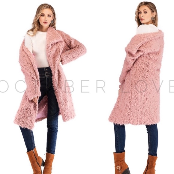 “THE EDIE” Bohemian Shaggy Coat - Picture 11 of 14